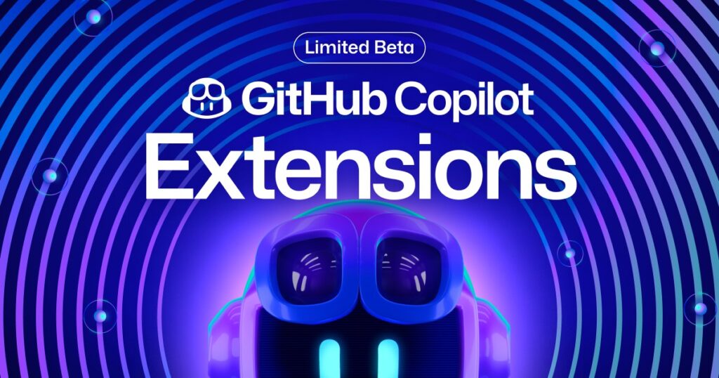 Cartel de Extensiones de GitHub Copilot