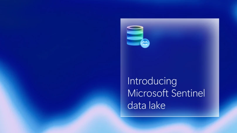 Un fondo azul con un logo
